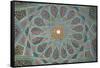 Ceiling of Tomb of Hafez, Iran's most famous poet, 1325-1389, Shiraz, Iran, Middle East-James Strachan-Framed Stretched Canvas