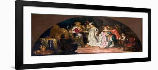 Ceiling Painting from Kronborg Castle Denmark, c.1642-Salomon Koninck-Framed Giclee Print