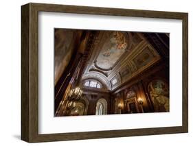 Ceiling Painting in NYPL, New York Public Library-Andrea Lang-Framed Photographic Print