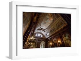 Ceiling Painting in NYPL, New York Public Library-Andrea Lang-Framed Photographic Print