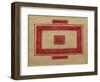 Ceiling Plan for the Red Theatre, Leningrad-Kasimir Severinovich Malevich-Framed Giclee Print