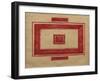 Ceiling Plan for the Red Theatre, Leningrad-Kasimir Severinovich Malevich-Framed Giclee Print