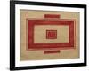 Ceiling Plan for the Red Theatre, Leningrad-Kasimir Severinovich Malevich-Framed Giclee Print