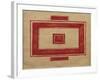 Ceiling Plan for the Red Theatre, Leningrad-Kasimir Severinovich Malevich-Framed Giclee Print