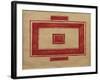 Ceiling Plan for the Red Theatre, Leningrad-Kasimir Severinovich Malevich-Framed Giclee Print