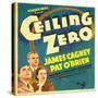 Ceiling Zero, Pat O'Brien, James Cagney, June Travis on Window Card, 1936-null-Stretched Canvas