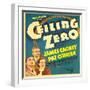 Ceiling Zero, Pat O'Brien, James Cagney, June Travis on Window Card, 1936-null-Framed Photo