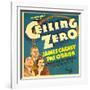 Ceiling Zero, Pat O'Brien, James Cagney, June Travis on Window Card, 1936-null-Framed Photo