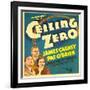 Ceiling Zero, Pat O'Brien, James Cagney, June Travis on Window Card, 1936-null-Framed Photo