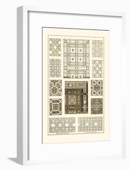 Ceilings with Bays and Mouldings-J. Buhlmann-Framed Art Print