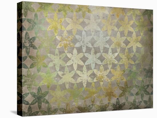 Celadon Flowers-Kari Taylor-Stretched Canvas