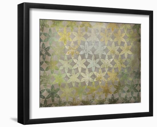 Celadon Flowers-Kari Taylor-Framed Giclee Print