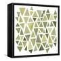 Celadon Geometry II-null-Framed Stretched Canvas