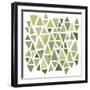 Celadon Geometry II-null-Framed Art Print