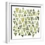 Celadon Geometry II-null-Framed Art Print