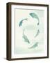 Celadon Koi II-Danhui Nai-Framed Art Print