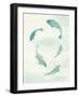 Celadon Koi II-Danhui Nai-Framed Art Print