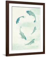 Celadon Koi II-Danhui Nai-Framed Art Print