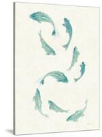 Celadon Koi III-Danhui Nai-Stretched Canvas