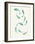 Celadon Koi III-Danhui Nai-Framed Art Print