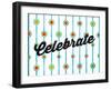 Celebrate Dots-Jace Grey-Framed Art Print