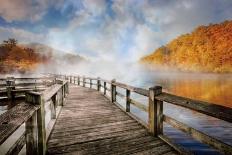 Dancing Fog at the Lake-Celebrate Life Gallery-Art Print