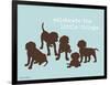 Celebrate Little Things-Dog is Good-Framed Art Print