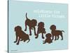 Celebrate Little Things-Dog is Good-Stretched Canvas