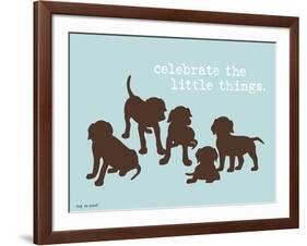 Celebrate Little Things-Dog is Good-Framed Art Print