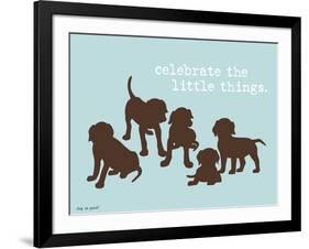 Celebrate Little Things-Dog is Good-Framed Art Print