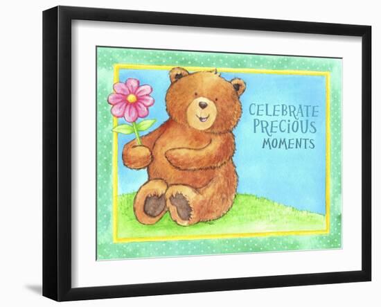 Celebrate Precious Bear-Melinda Hipsher-Framed Giclee Print