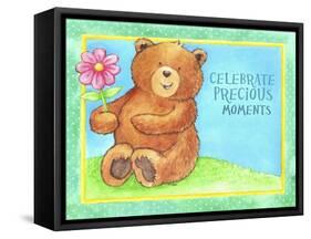 Celebrate Precious Bear-Melinda Hipsher-Framed Stretched Canvas