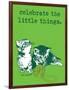 Celebrate the Little Things-Cat is Good-Framed Art Print