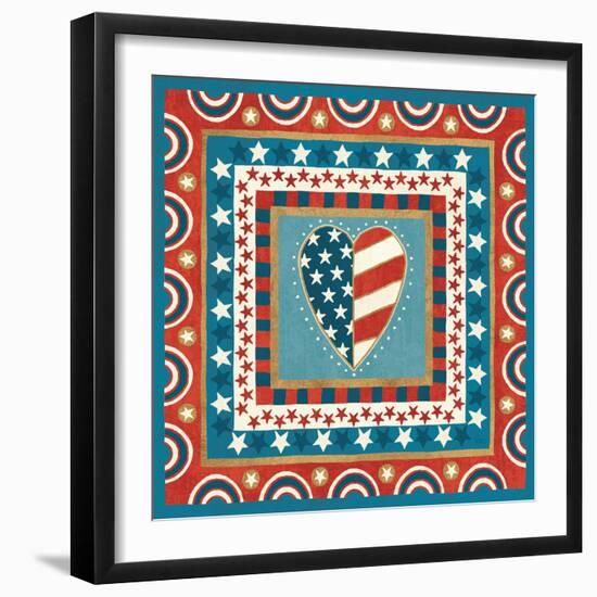 Celebrate USA I-Veronique Charron-Framed Art Print