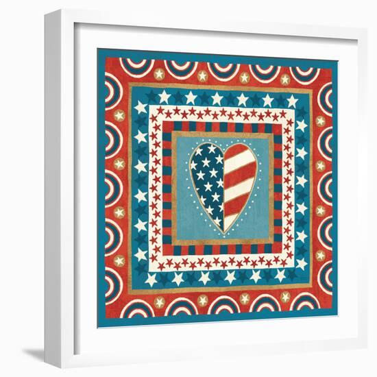 Celebrate USA I-Veronique Charron-Framed Art Print