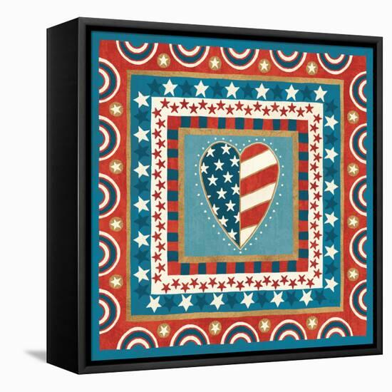 Celebrate USA I-Veronique Charron-Framed Stretched Canvas