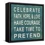 Celebrate-null-Framed Stretched Canvas