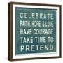 Celebrate-null-Framed Art Print