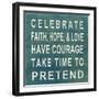 Celebrate-null-Framed Art Print