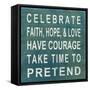 Celebrate-null-Framed Stretched Canvas