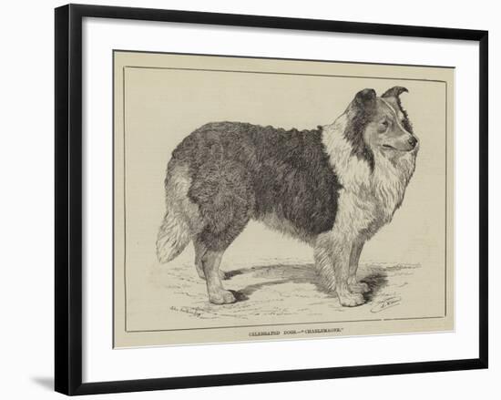 Celebrated Dogs, Charlemagne-Louis Wain-Framed Giclee Print