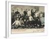 Celebrated Fencer Essad Vichy Bey Surrounded by His Intimate Friends-null-Framed Photographic Print