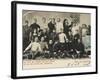 Celebrated Fencer Essad Vichy Bey Surrounded by His Intimate Friends-null-Framed Photographic Print