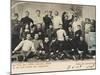 Celebrated Fencer Essad Vichy Bey Surrounded by His Intimate Friends-null-Mounted Photographic Print