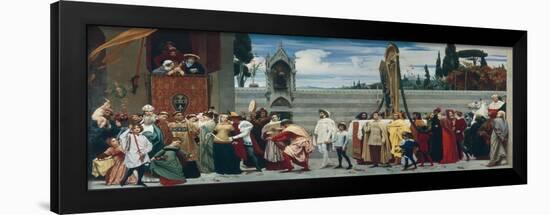 Celebrated Madonna by Cimabue-Frederick Leighton-Framed Art Print