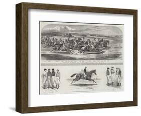 Celebrated Racehorses and Jockeys-Alfred de Prades-Framed Giclee Print