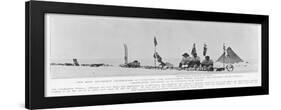 Celebrating Christmas Near the South Pole During the Scott and Wilson Exploration-null-Framed Art Print