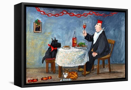 Celebrating Christmas-Margaret Loxton-Framed Stretched Canvas
