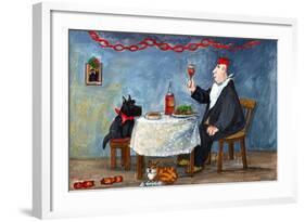 Celebrating Christmas-Margaret Loxton-Framed Giclee Print