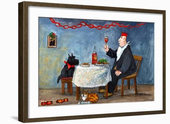 Celebrating Christmas-Margaret Loxton-Framed Giclee Print